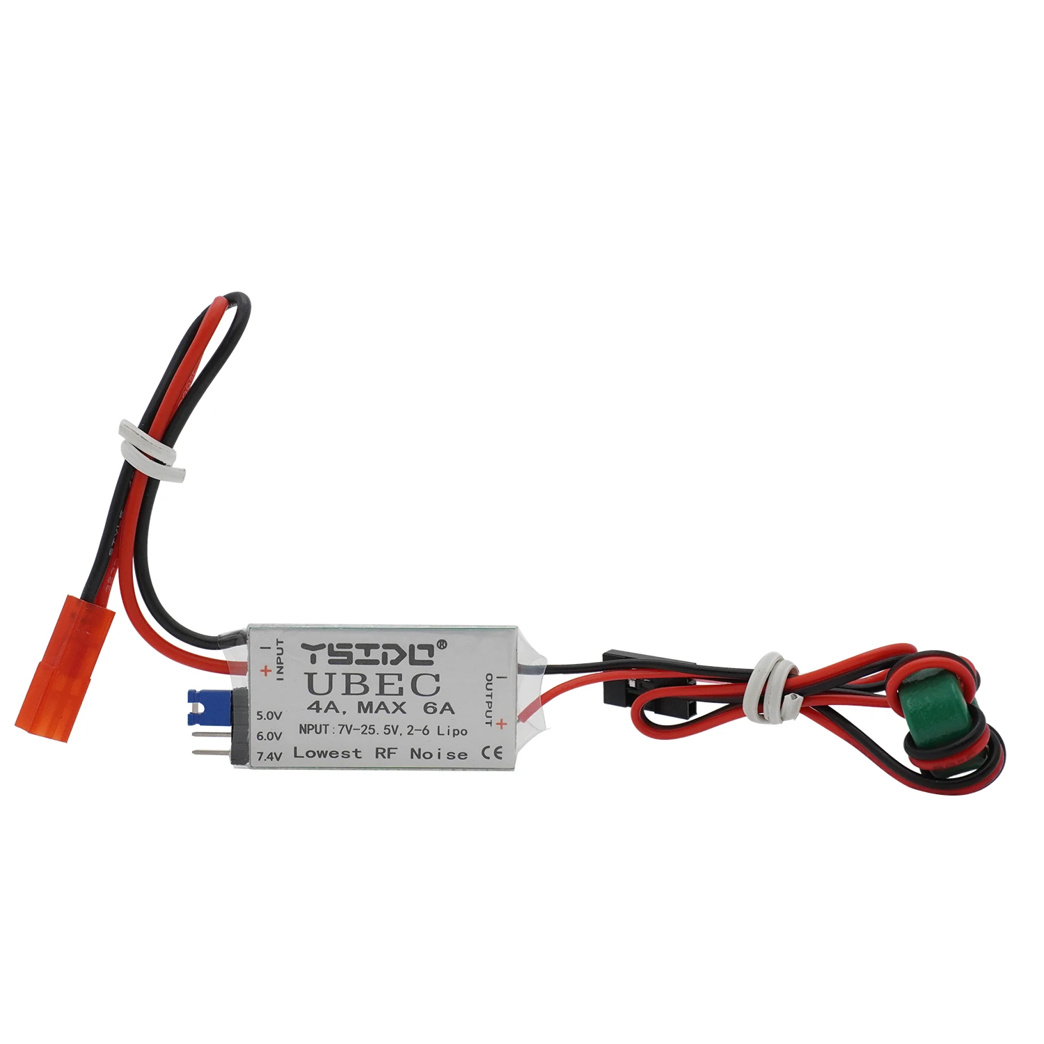 4A UBEC MAX 6A NPUT 7V-25.5V 2~6S Lipo Battery Output 5V/6V Switch Mode BEC for RC Drone Quadcopter RC Car RC Model Accessories