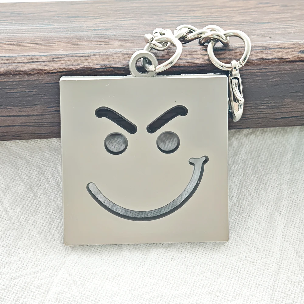 Band-Musik-Schlüsselanhänger-Set, modifizierter Bären-Smile-Face-Metallanhänger, Schlüsselring, Kreuz, Geschenk für Musikfans, Schmuck – Detail 16