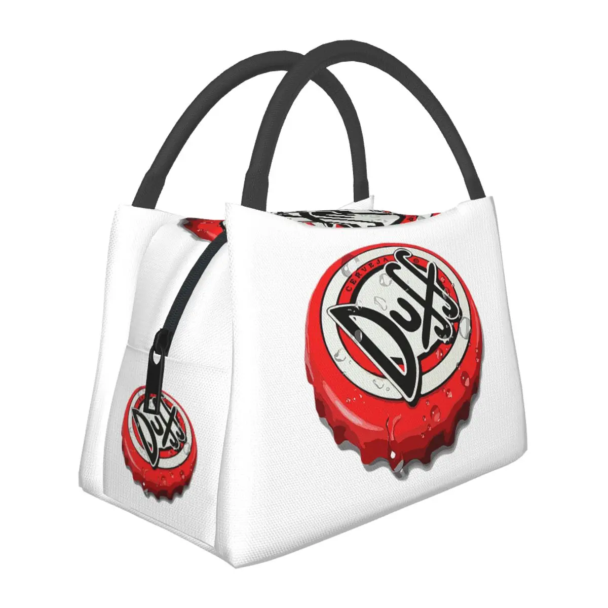 Duff Beer Lunch Bags Insulated Bento Box Leakproof Lunch Tote Picnic Bags Cooler Thermal Bag for Woman Student School