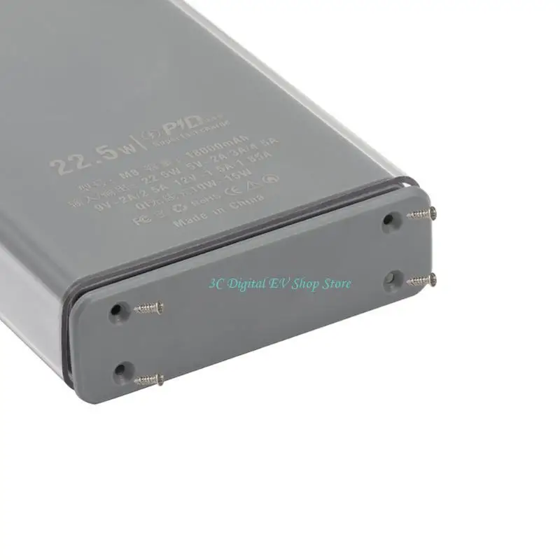 E74D 8x18650 Battery Boxes Shells Mobile Case DIY PVC Boxes