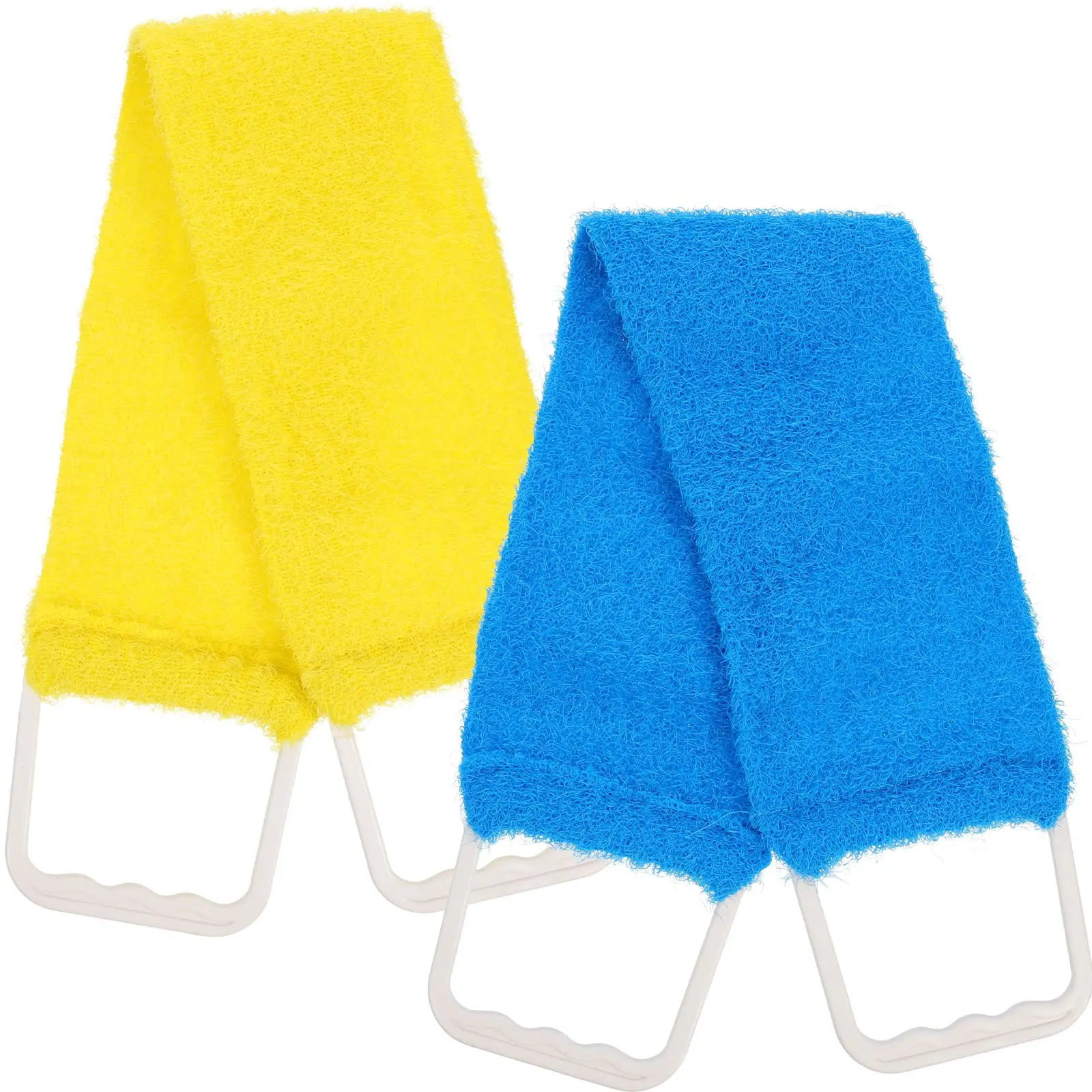 

Shower Towel Back Exfoliating Scrubber Reusable Bathing Cloth Body Cleaning Washing Scrubbing Towel Bath Accessory Random Color