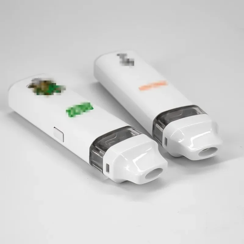 5 Stück Choices Lab Dual Tank Vape Pens Keramik leere flache Kartuschenspitze 1 ml + 1 ml postloser wiederaufladbarer Vape für dicken Öl-Vaper