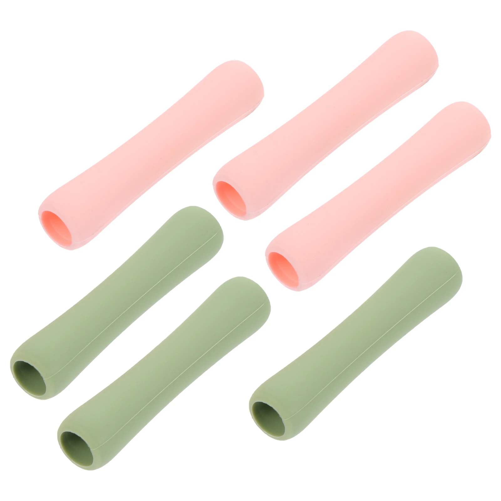 

6pcs Screen Pen Case Short Silicone Silicone Pen Sleeve Stylus Cover White Black Protective Sleeve Non Slip Gift Idea