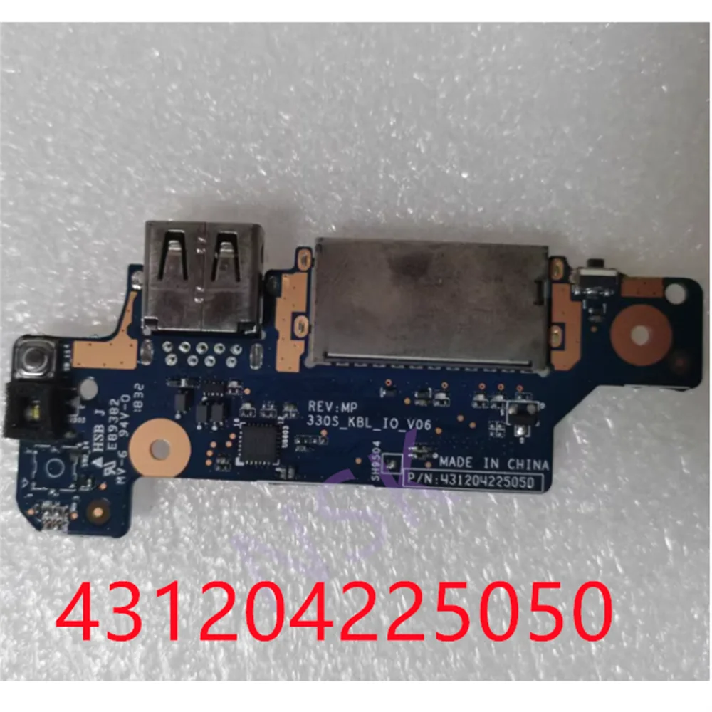 Original  431204225050 330S_KBL_IO_V06 FOR LENOVO Ideapad 330S-15IKB USB POWER BOARD W / CABLE 100% Test ok