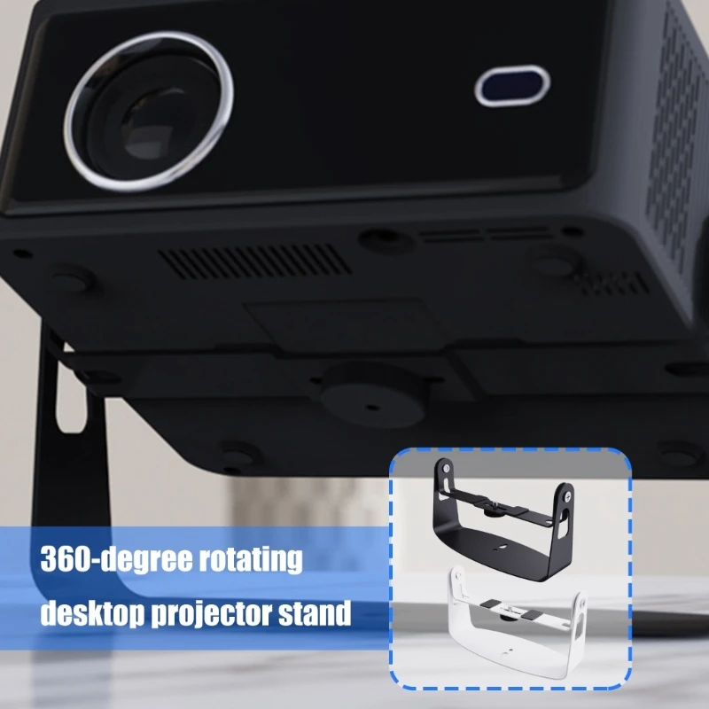 Q22A 360 Rotating Metal Projector Holder Stand Desktop Wall Ceiling Mounting Bracket