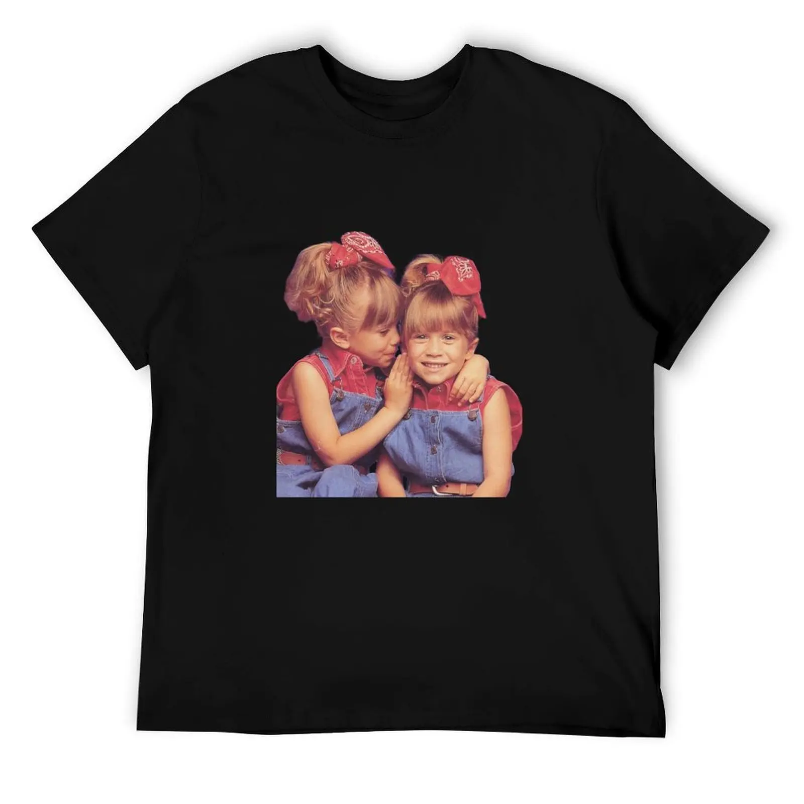 

Mary Kate & Ashley Olsen Twins Full House T-Shirt t shirts for man cotton anime t shirts oversize cotton t shirt pack T-Shirt