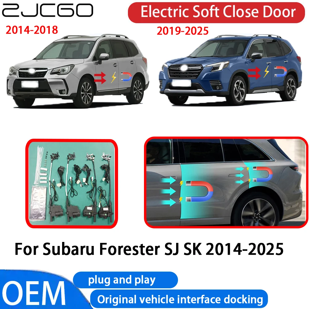 

for Subaru Forester SJ SK 2014-2025 Car Automatic Electric Soft Close Door Closer System OEM Plug and Play Comfort Closing
