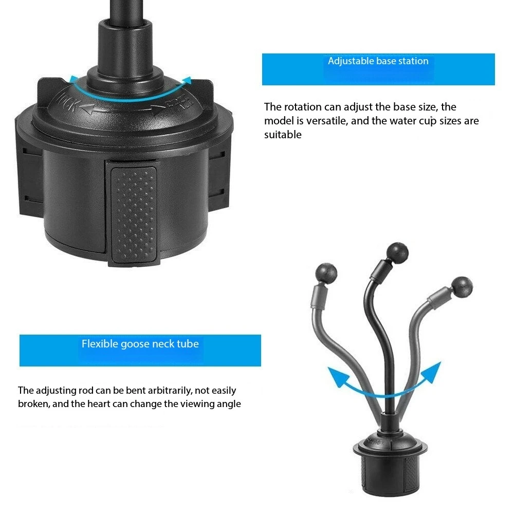 Uniwersalny magnetyczny uchwyt samochodowy na telefon z elastycznym ramieniem typu gęsia szyja, mocny magnetyczny stojak na telefon do iPhone 11 XR Pro Samsung