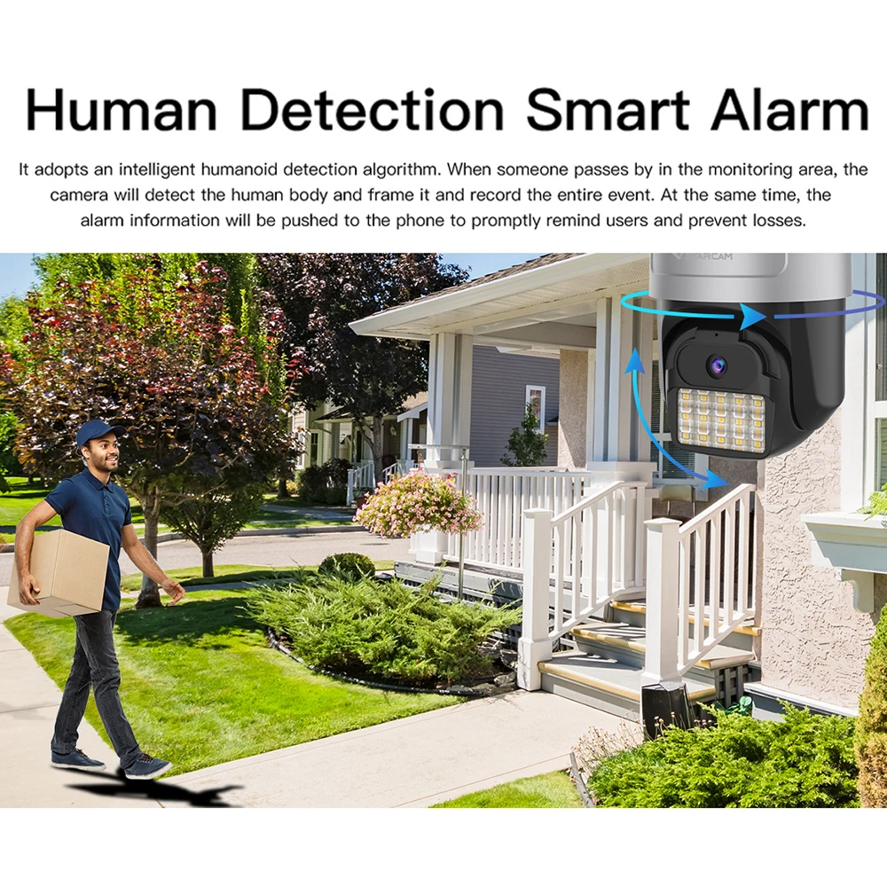 Vstarcam 4MP HD PTZ Camera Full Color Night Vision Outdoor Wifi Surveillance Home CCTV Security IP66 waterproof Cameras