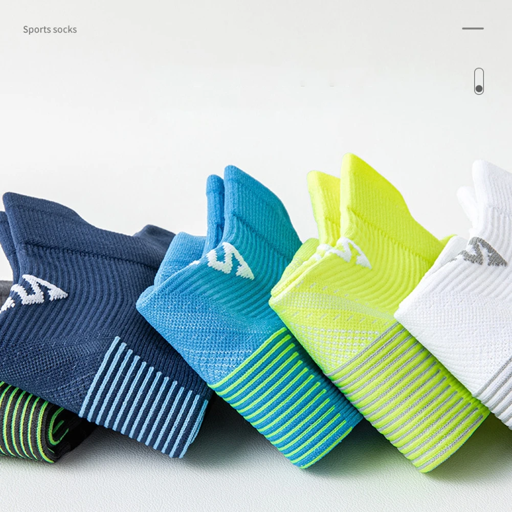 Anti-slip Football Running Socks Men Women Cotton Sock Short Tube Soccer Basketball Sport Breathable Socks