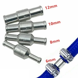 1 Stuks Non-Retour Klep Inline Weg Terugslagklep Aium Brandstof Water Gas Lucht Vacuüm Voor Auto 0.2bar 6Mm/8Mm/10Mm/12Mm