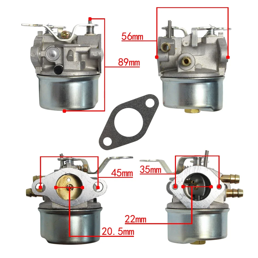 Carburetor For Tecumseh 640340 640306A 640305 640346 640222A 640060A OHH50/55/60/65 OH195EA/EP/XA Lawn Mower Engine Generator