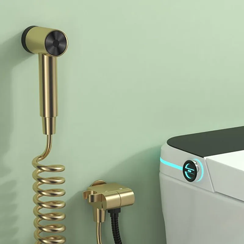 

Toilet Strong Magnetic Suction Spray Gun Button Nail Free Pressurized Nozzle Toilet High Pressure Bidet Flushing Device