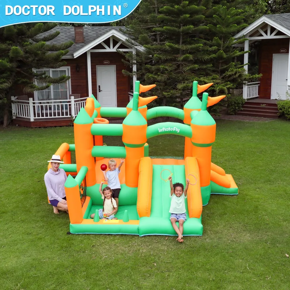 Hot Sale Mini Household Inflatable Bounce House Small Slide Combo Jumping Castle for Kids for Home Use