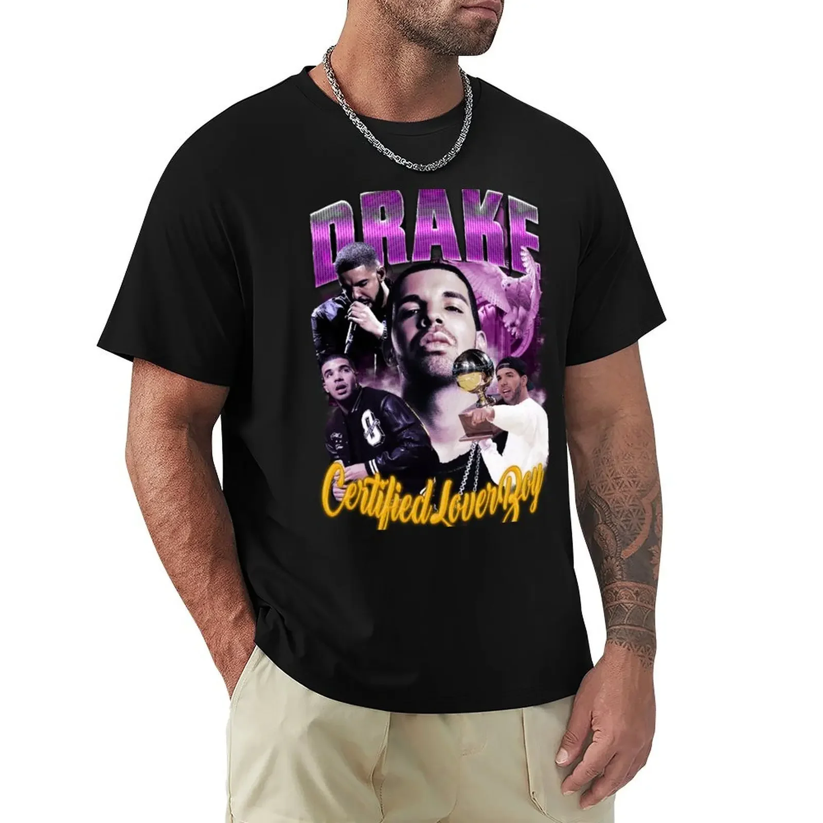 

Bootleg : Drake Merch Vintage 90s bootleg Rap Tee T-Shirt hippie clothes customizeds workout shirts for men