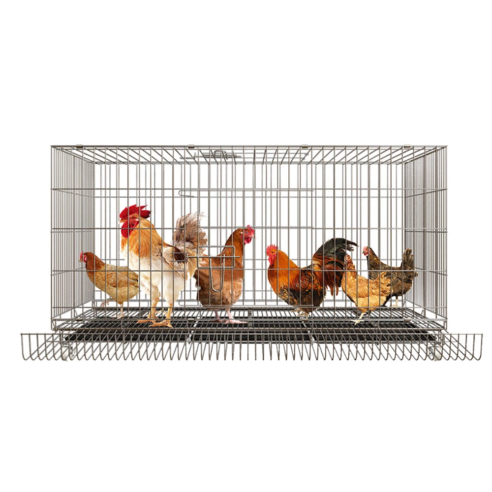 

2022 Large Metal Chicken Cage Folding Chicken Coop Cages