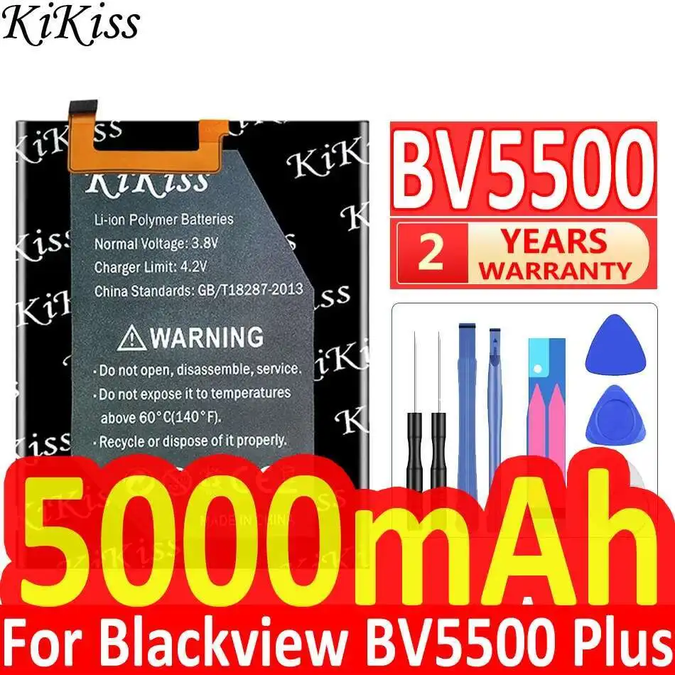 

5000 мАч для Blackview BV5500 Plus Pro Bv5500plus Bv5500pro аккумулятор мобильного телефона хорошая низкотемпературная производительность