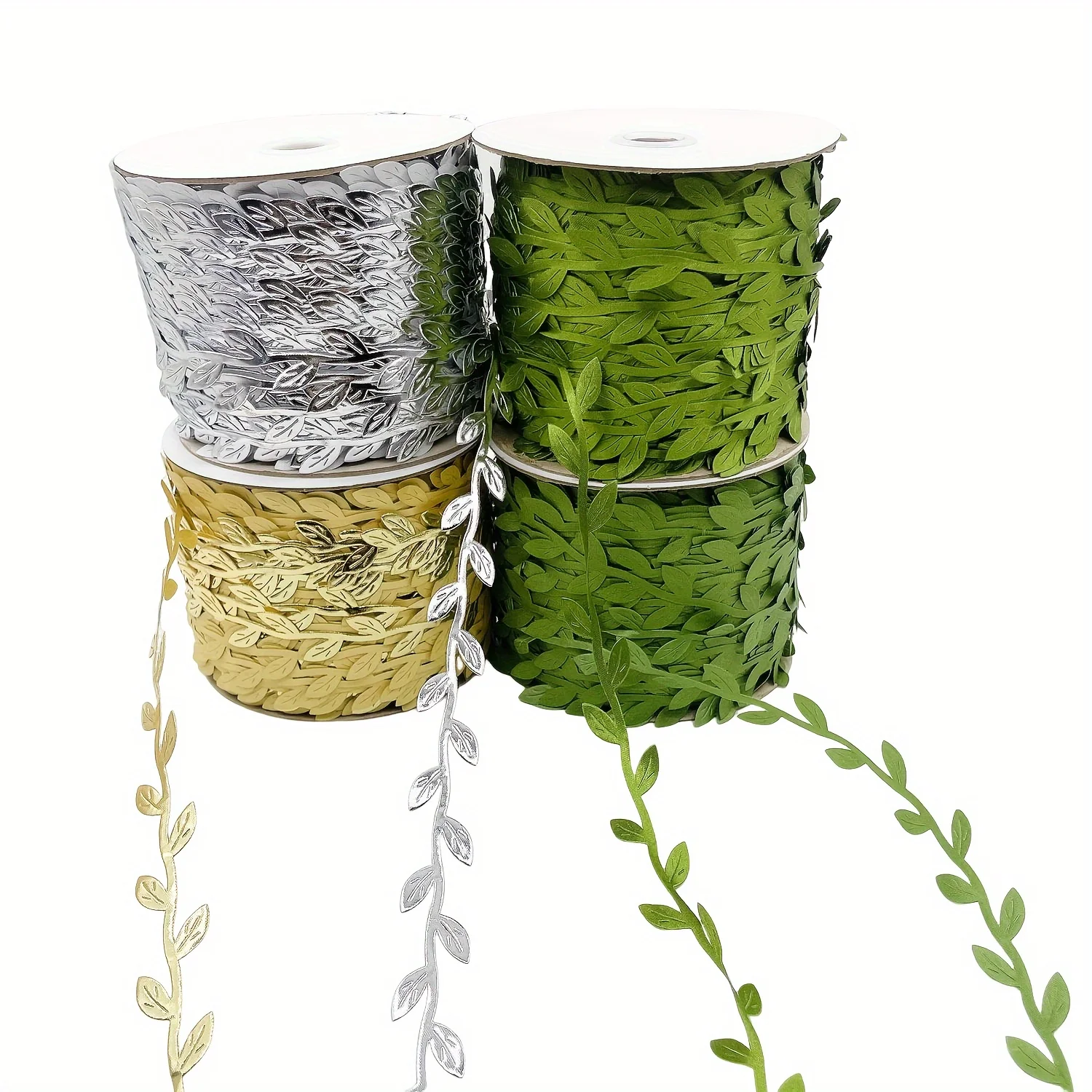 10 Meter künstliches Blätterband, Rankenblätterband, perfekte Dekoration für DIY-Bastelarbeiten, Girlanden, Partys, Hochzeiten, Weihnachten – Detail 6