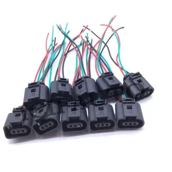10 X Connector of DPF Diesel Particulate Filter Differential Pressure Sensor for VW Audi 076906051A, 03G906051A, 076906051B