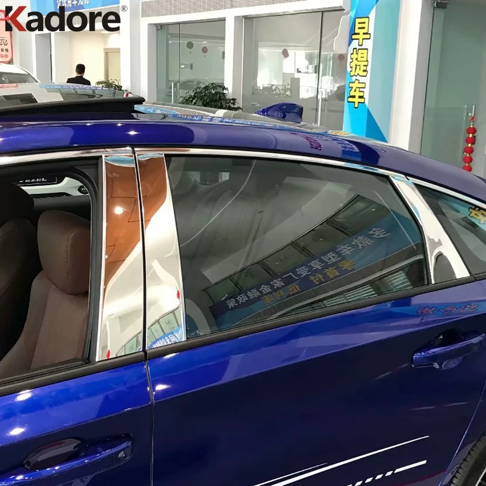 For Honda Accord 2018 2019 2020 2021 2022 Stainless Steel Window Center Pillar Posts Sills Cover Molding Trim Car Accessories view 3