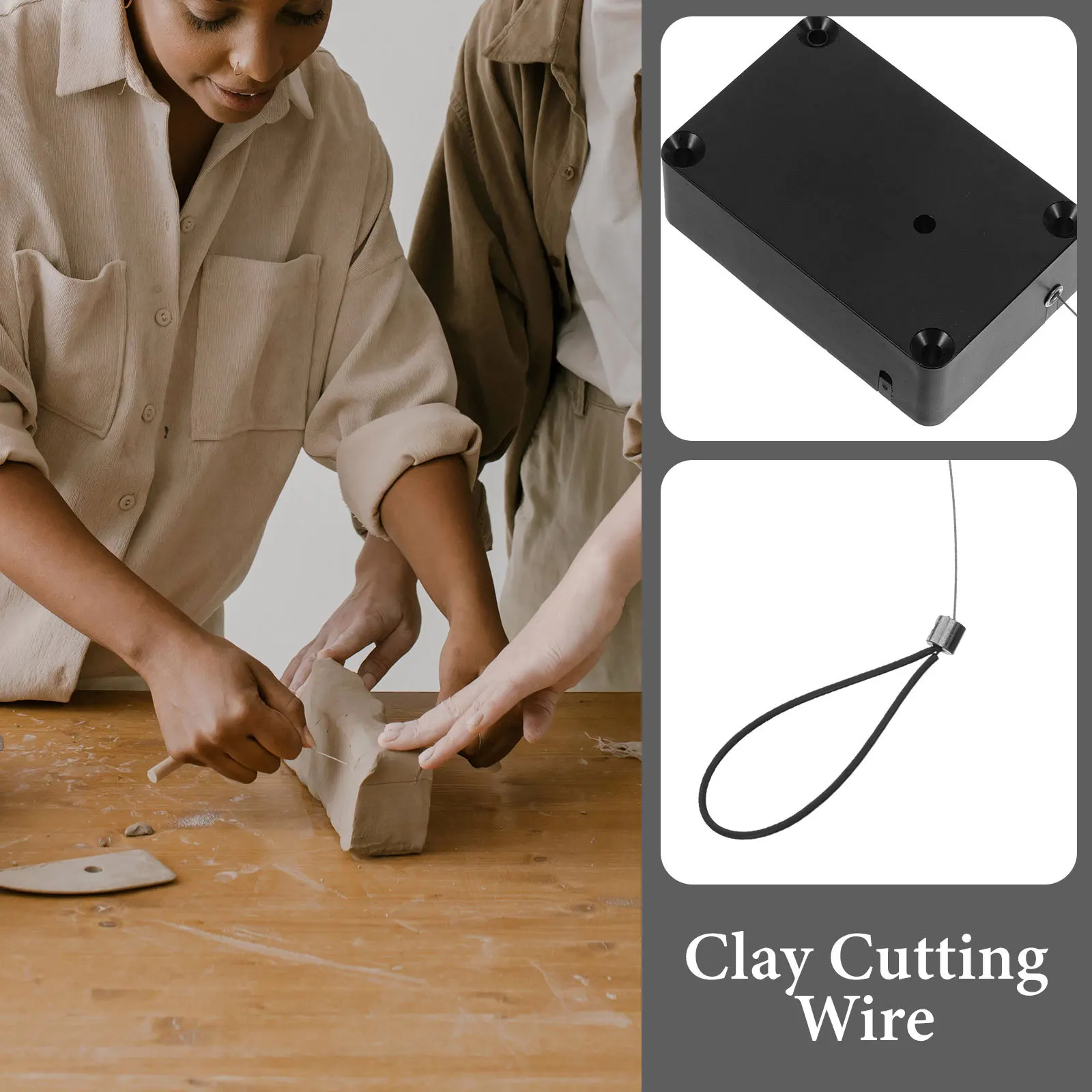 

Creative Wire for Clay Cutting Pottery Wire Tools Suitable for Home Or Backup Tool Polymer Clay Cutters