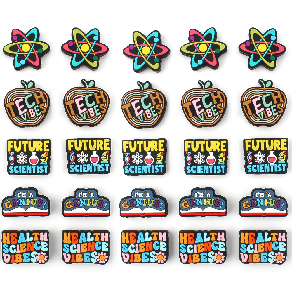 Tech Keychain Accessories - 5/10pcs Focal Silicone Beads Tech Vibes
