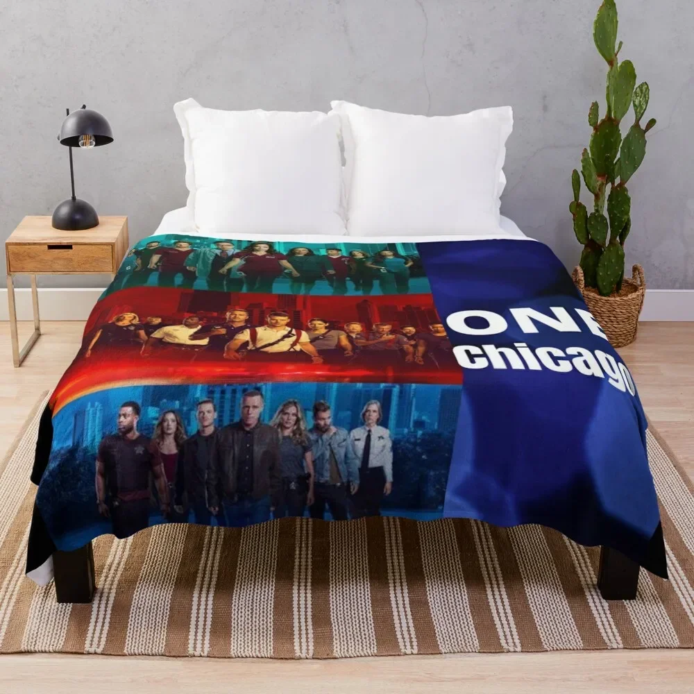 

One Chicago Universe tv show Throw Blanket Winter beds Bed christmas decoration Heavy Decorative Beds Blankets