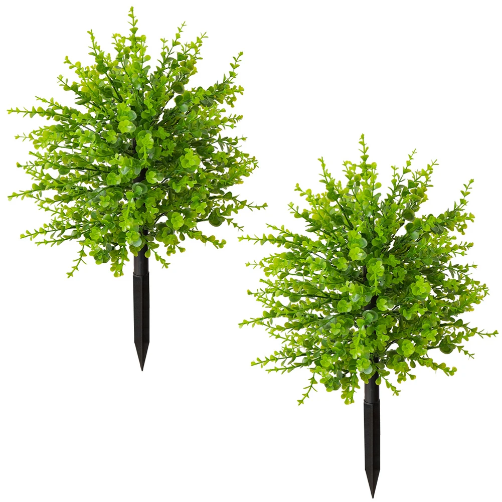 

Искусственный эвкалипт для дома и офиса, высота 50 см, реалистичная зелень, устойчивый к УФ-излучению, для круглогодичного элегантного декора