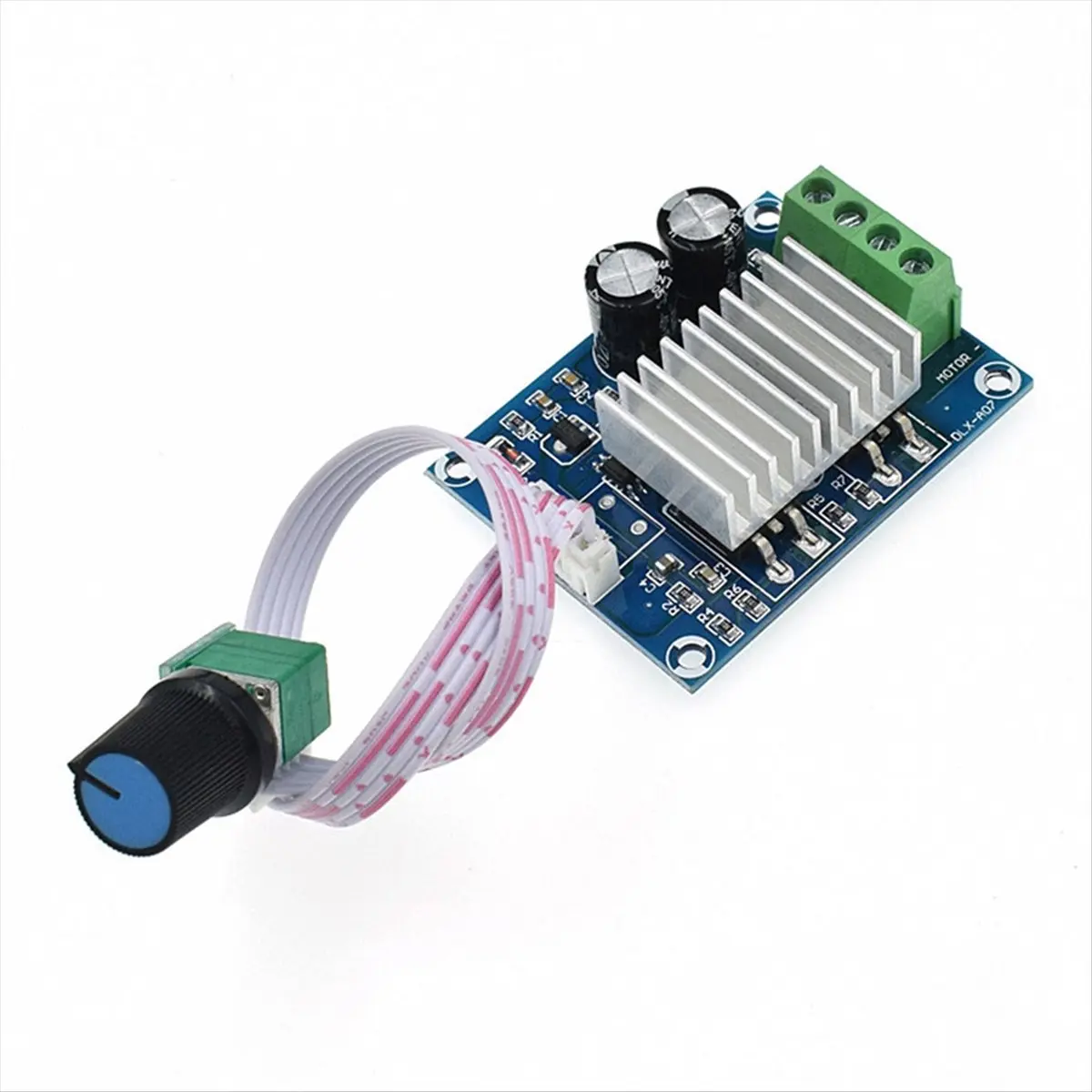 A64I 20A PWM DC Motor Speed Controller 12-24V DC Adjustable Motor Governor Temperature Regulating Dimming Switch
