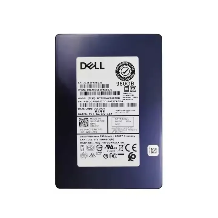 Solid State Drive 2.5 SATA S4510 960G Server Solid State Drive Internal Storage State Drive