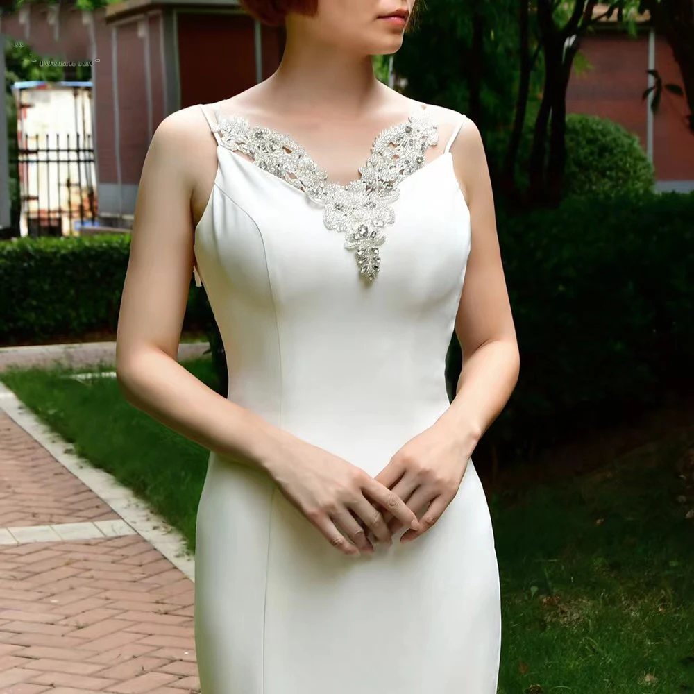 

Elegant Bridal Wedding Dress Shawel Jewelry Lace Collar Imitation Pearl Shoulder Chain Jewelry for Women Free Shipping