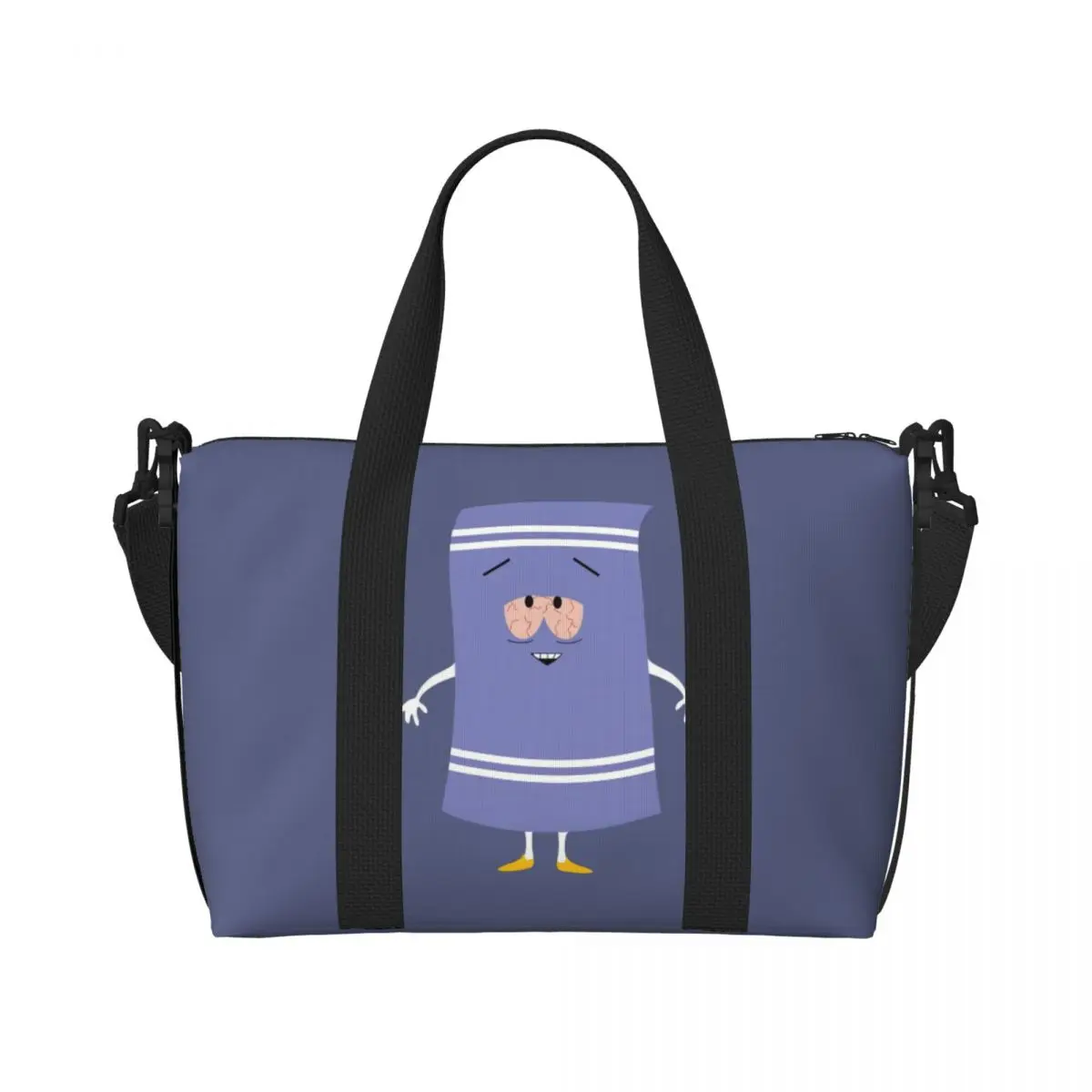 

Custom S-South Park Tote Bag for Women Big Capacity Cartoon Anime Gym Beach Travel Bags