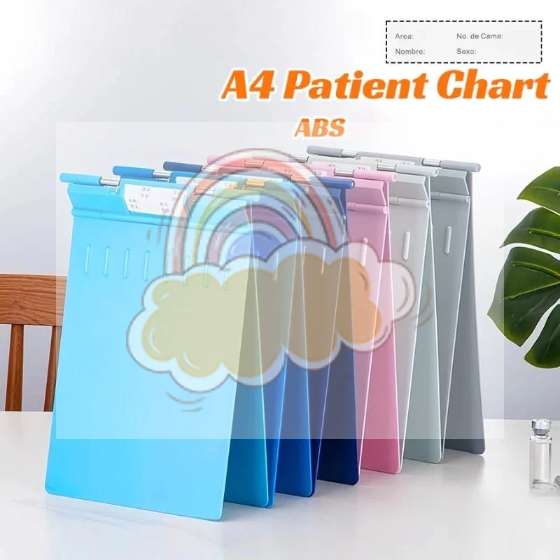 Thickened Patient Chart Splint ABS  Record Folder Patient  Chart File Folder Lightweight Practical Folding File