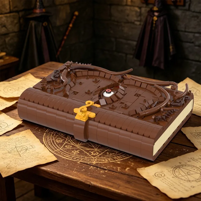 libro-de-hechizos-magicos-de-mago-modelo-de-bloques-de-construccion-moc-grimorio-gotico-oscuro-de-un-ojo-juguete-de-ladrillos-para-armar-decoracion-de-mesa-de-halloween