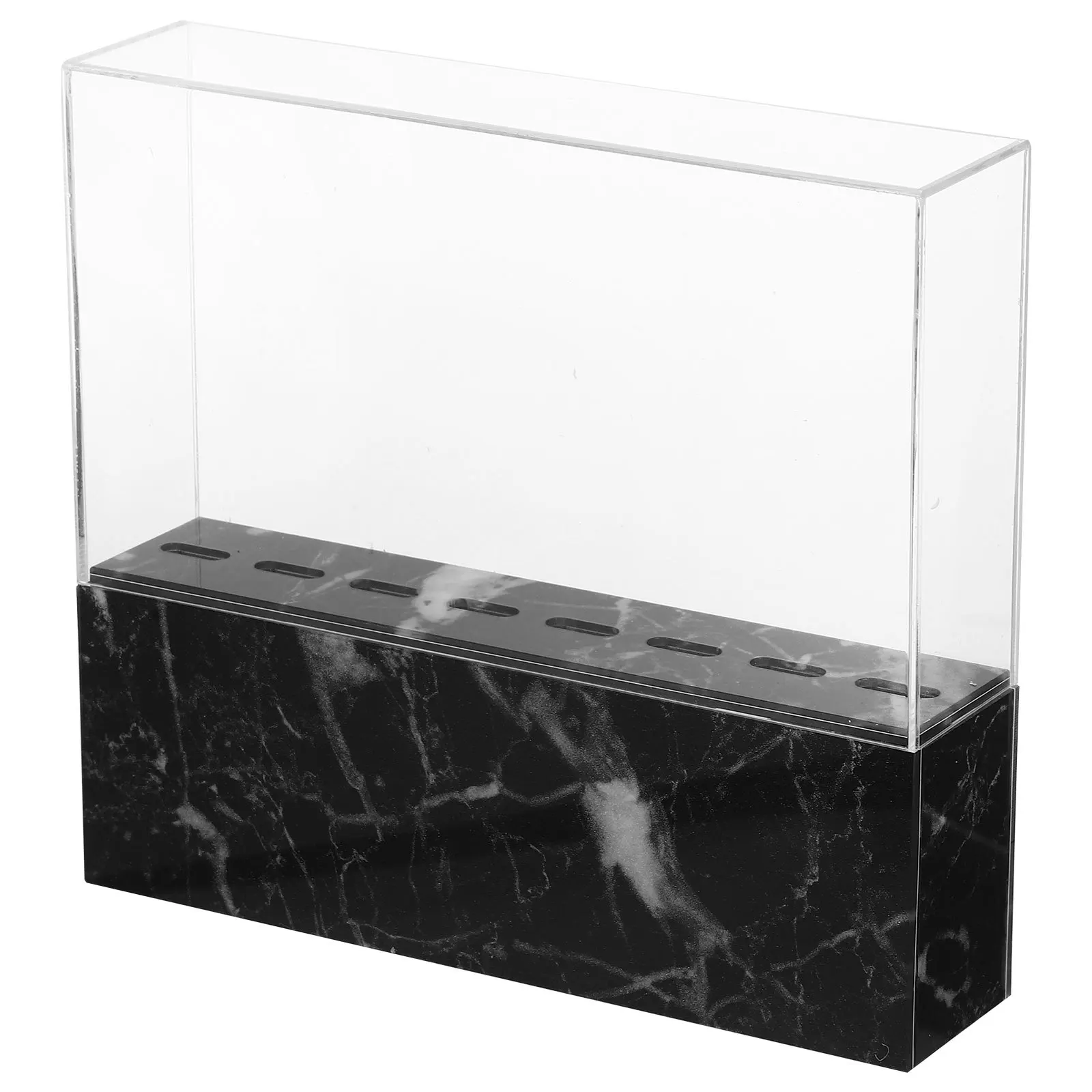 Wimperpincet Rek Acryl Make-up Organisator Marmeren Patroon Praktische Standaard Voor Salon Schoonheid Opslag Display Handig