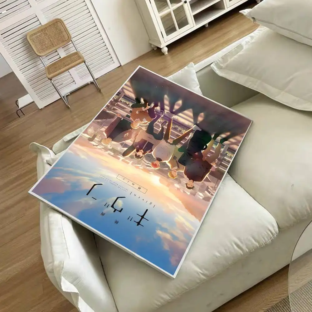 GIVEN BL Anime Anime Posters Sticky Waterproof Paper Sticker Coffee House Bar Kawaii Room Decor