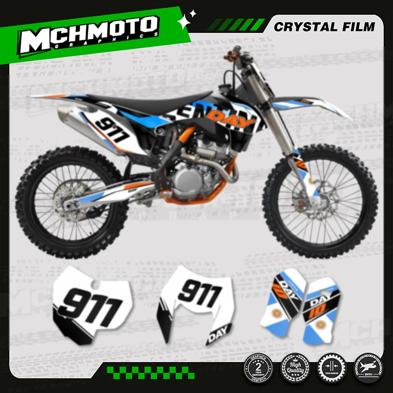 

MCHMFG Full Graphics Decal Stickers For KTM SX SXF 2013 2014 2015 EXC EXC-F 125 250 300 350 450 2014 2015 2016 -004