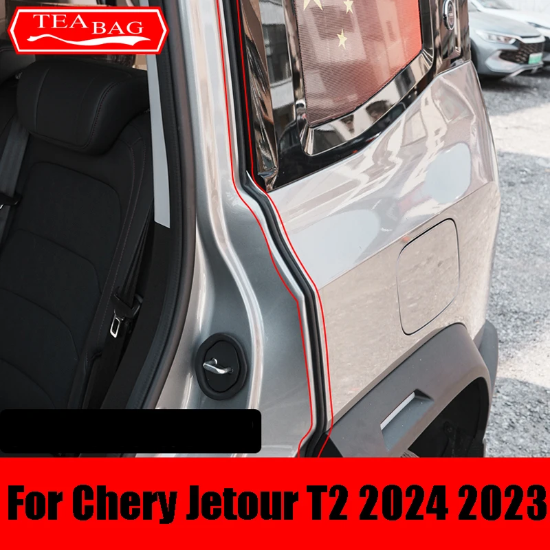 

For Chery Jetour T2 2024 2023 Car Sealing Strip Modified Door Engine Sound Insulation & Dustproof Rubber Strip Auto Accessories