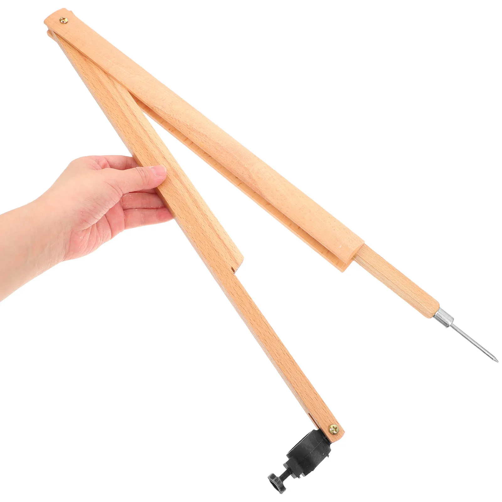 Drawing Compass Beige Multifunctional Whiteboard Chalk Holder Teaching Geometry Tool Math Classroom Demonstration Student Use