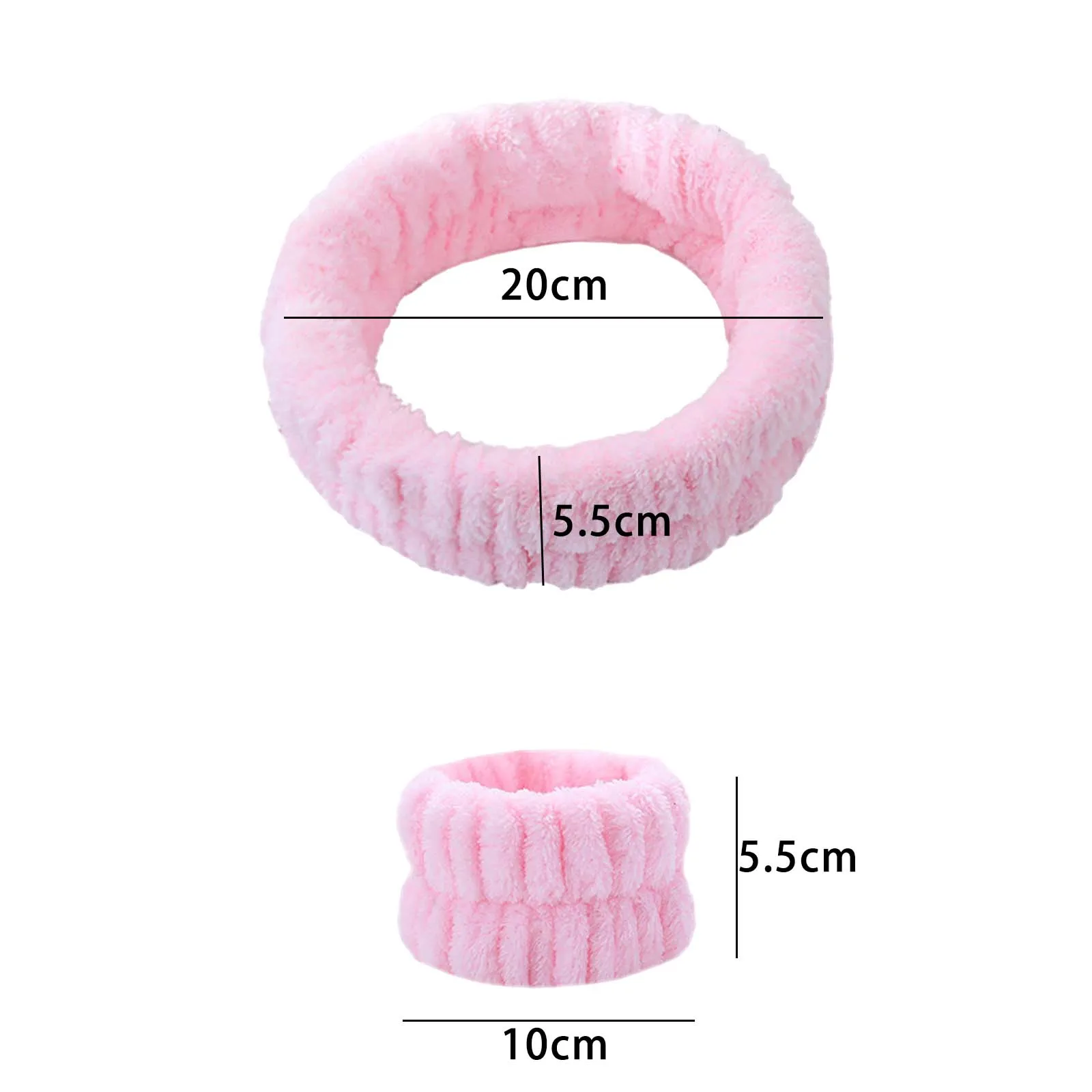 غسل الوجه عقال معصمه مجموعة غسل الوجه أفخم شريط للرسغ ستوكات ماكياج عقال لينة ماصة سبا عقال 3-قطعة