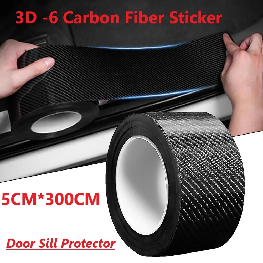 عالية الجودة السيارات السقف جذع الأغطية اكسسوارات عتبة باب السيارة حامي قطاع ثلاثية الأبعاد 5 سنتيمتر x 3 متر العلامة التجارية الجديدة الداخلية اكسسوارات #6