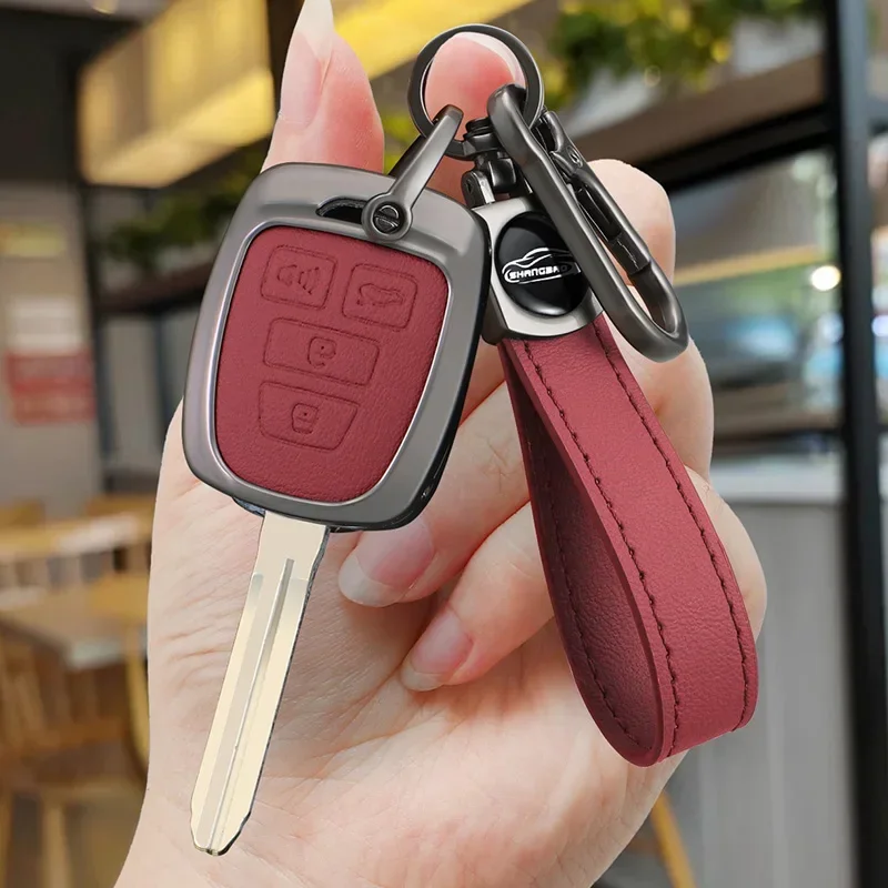 

Zinc Alloy Leather TOY43/TOY47 2/3/4Buttons Remote Key Shell For Toyota Camry Avalon Corolla Matrix RAV4 Venza Yaris FOB Case