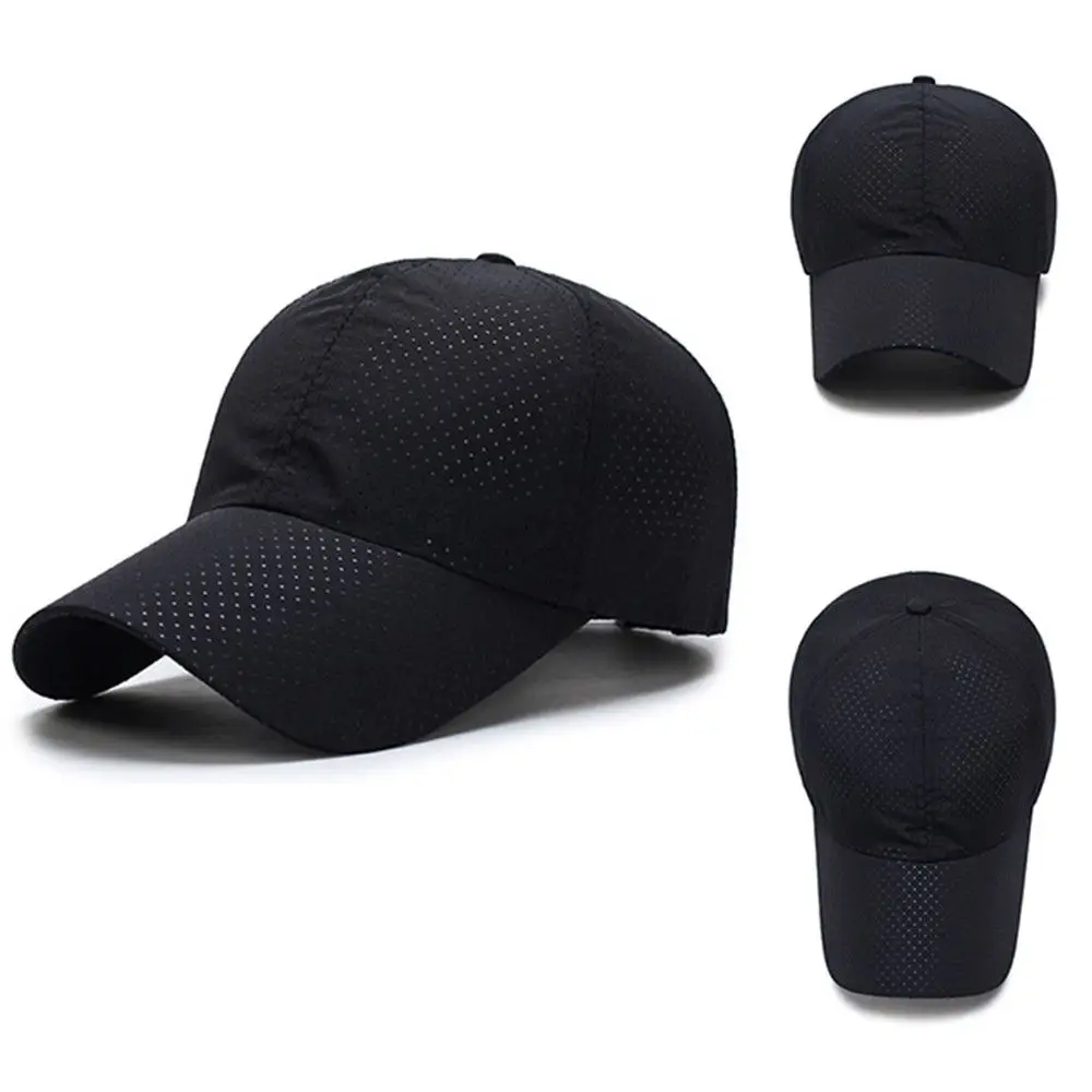 

Fashion Running Quick Dry Golf Tennis Cap Sun Hat Breathable Baseball Cap