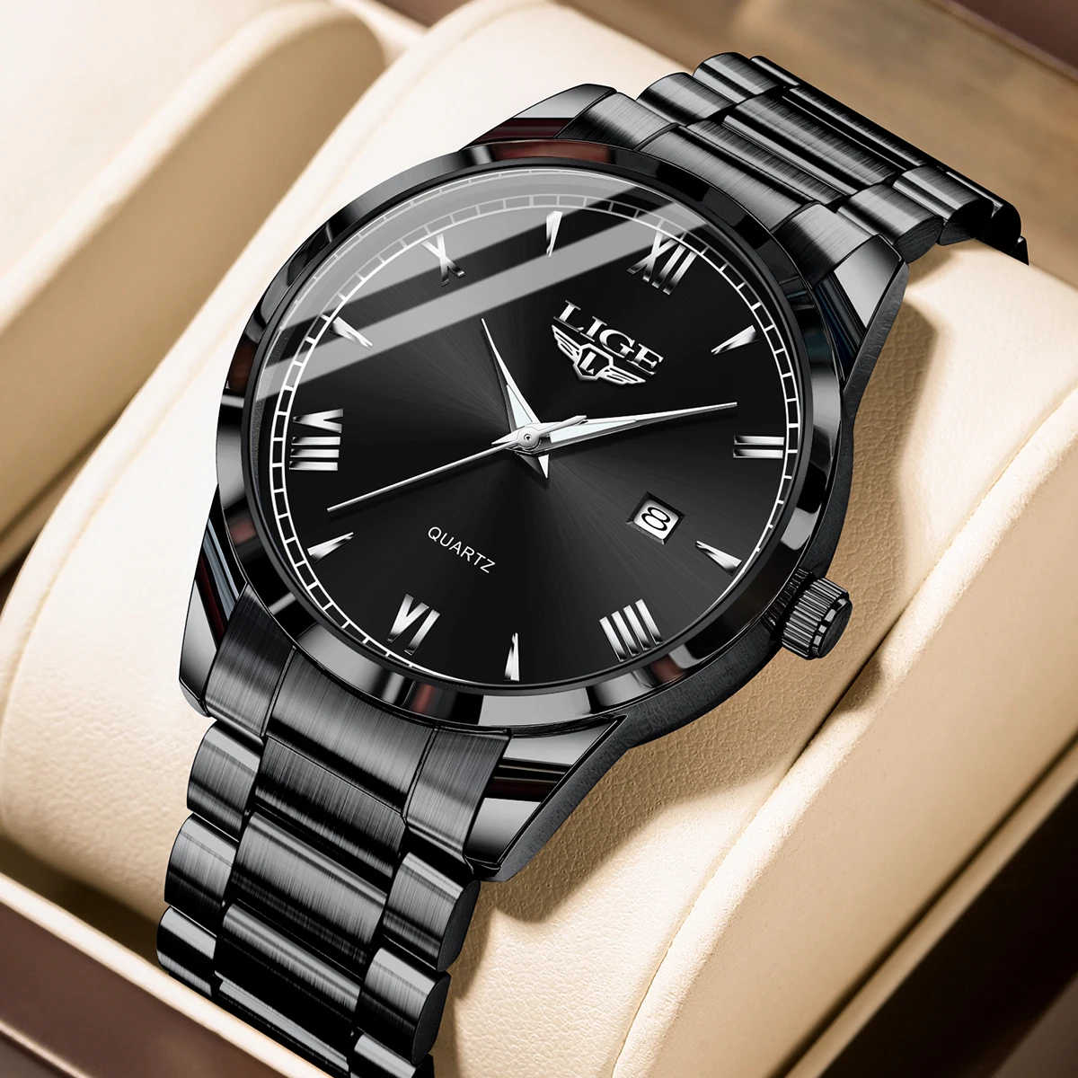 LIGE simple 2026 watches for men fashion luminous men sports watches calendar quartz wristwatch casual male watch montres hommes