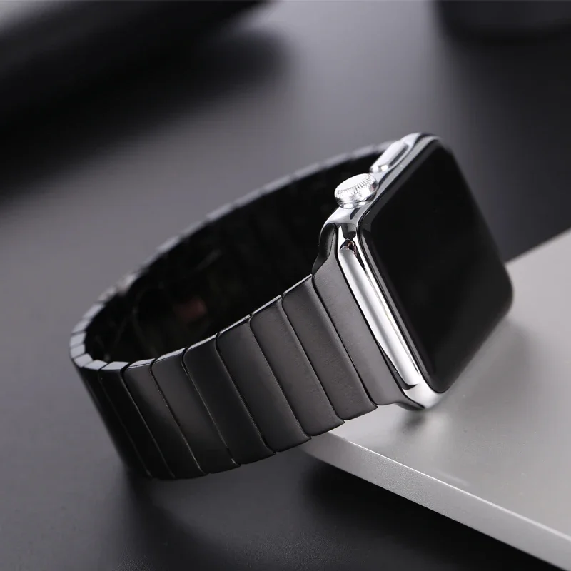 Metal Band For Apple Watch Band 45mm 41mm 44mm 42mm 46mm No Gap Stainless Steel Bracelet Wristband iWatch Ultra 10 9 8 7 6 5 4SE image 2