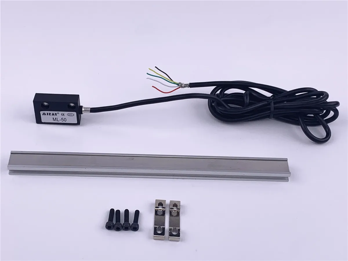 Magnetic  Ruler Read Head MR50 and 1 meter Ruler Magnetic Grid Ruler Magnetic Grid Measuring Sensor