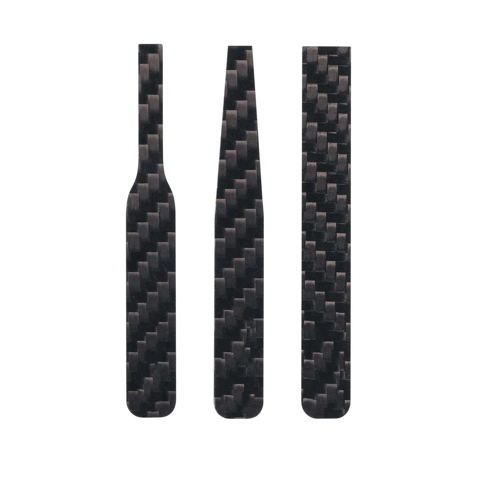 DSPIAE CFB-S01 CFB-S02 CFB-S03 irrégulier En Fiber De Carbone Bâton De Ponçage Noir 3Pcs/ensemble Outils Convertifs