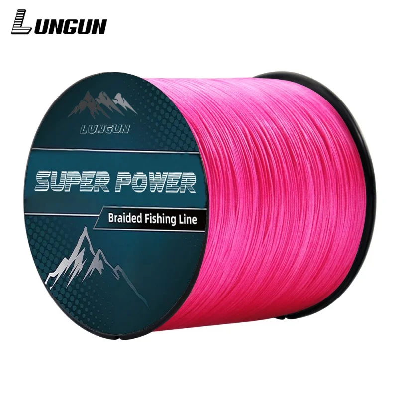 

LUNGUN Colorfast Braided Fishing Line 8 Strands 500M 300M 100M Unfade 18-78LB 8.2-35.8kg Braided Wires Filament Salt Water