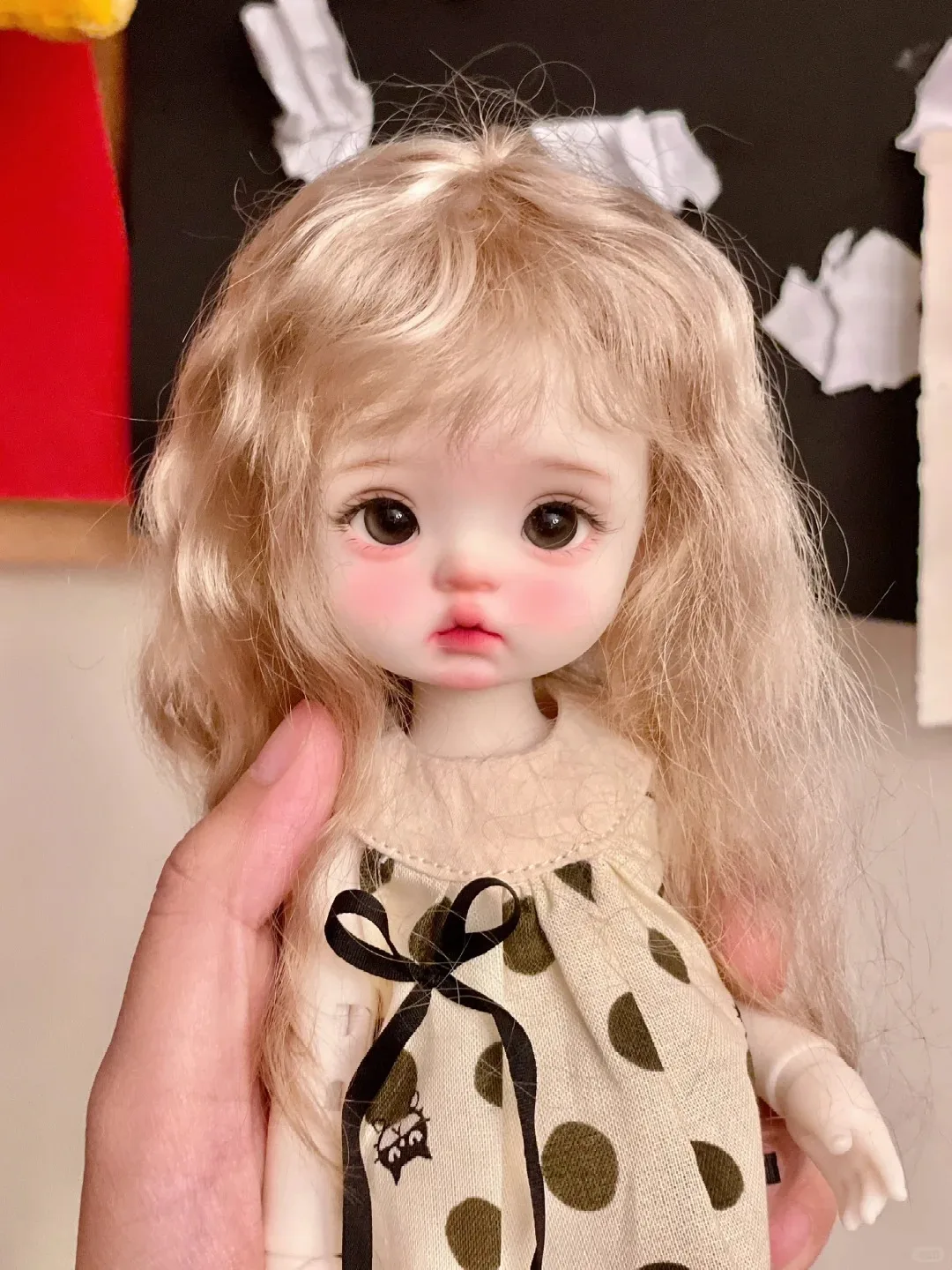 

Новая кукла из смолы в масштабе 1/6, девушка Shenmingshaonv BJd SD, кукла, игрушка в подарок с точечным макияжем