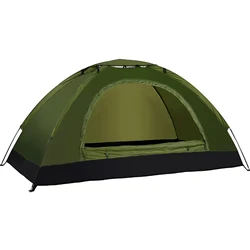 Tente de camping ultralégère monocouche, portable, randonnée, revêtement anti-UV, pêche, sac à dos, voyage, pièces, 1/2, hypothèque